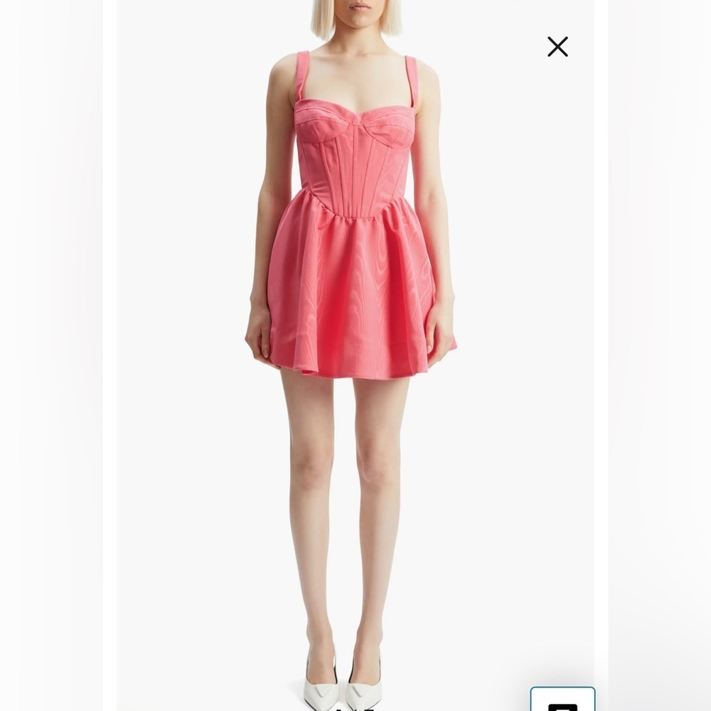Bardot Nisa Corset Minidress size 12 bubblegum